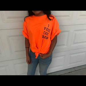 I feel like Pablo orange T shirt